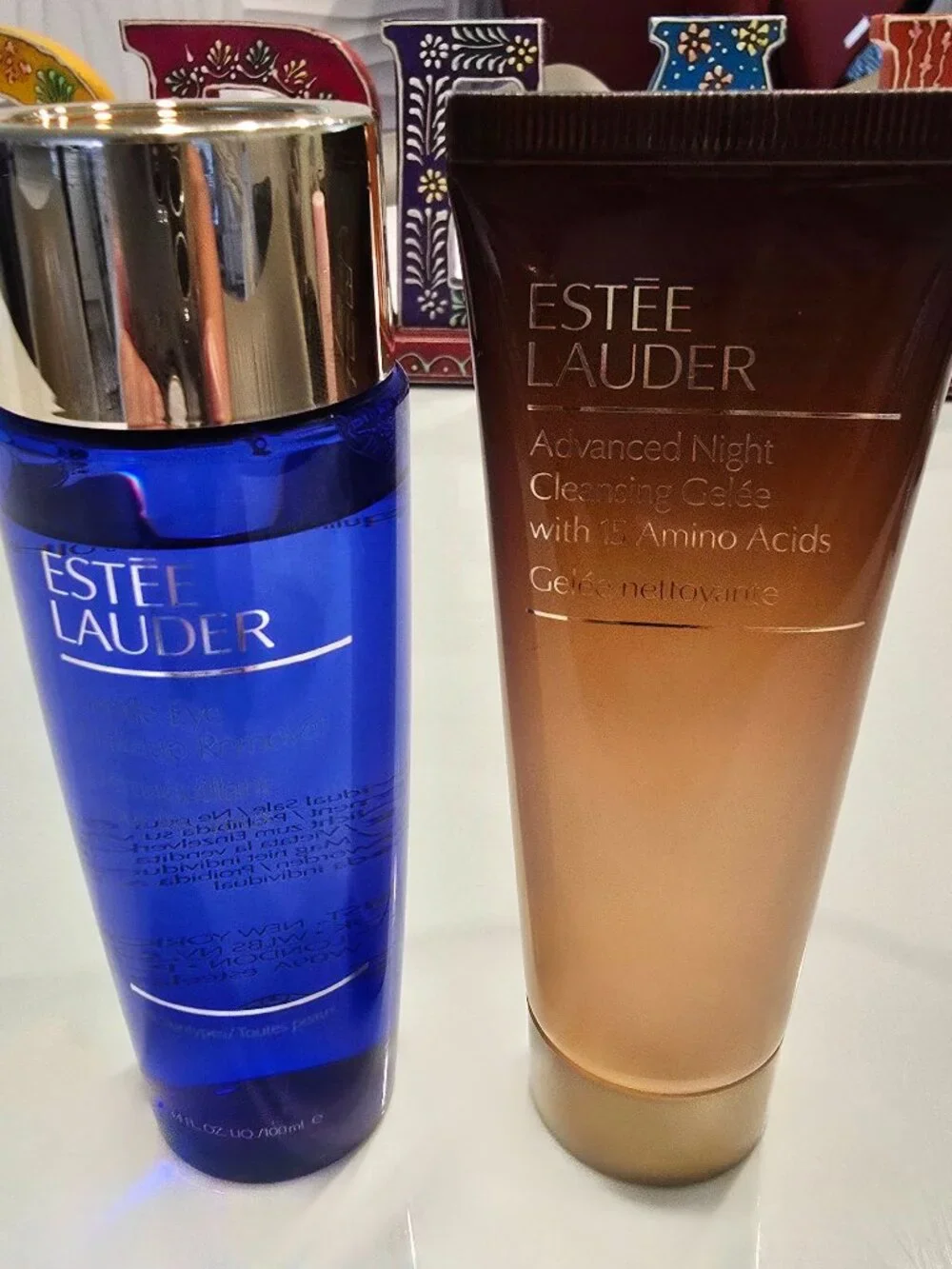 Estee Lauder Cleansing Duo: Eye Makeup Remover 100ml + Cleansing Gelee 75ml